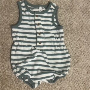 Janie and Jack Striped Sleeveless Baby Romper